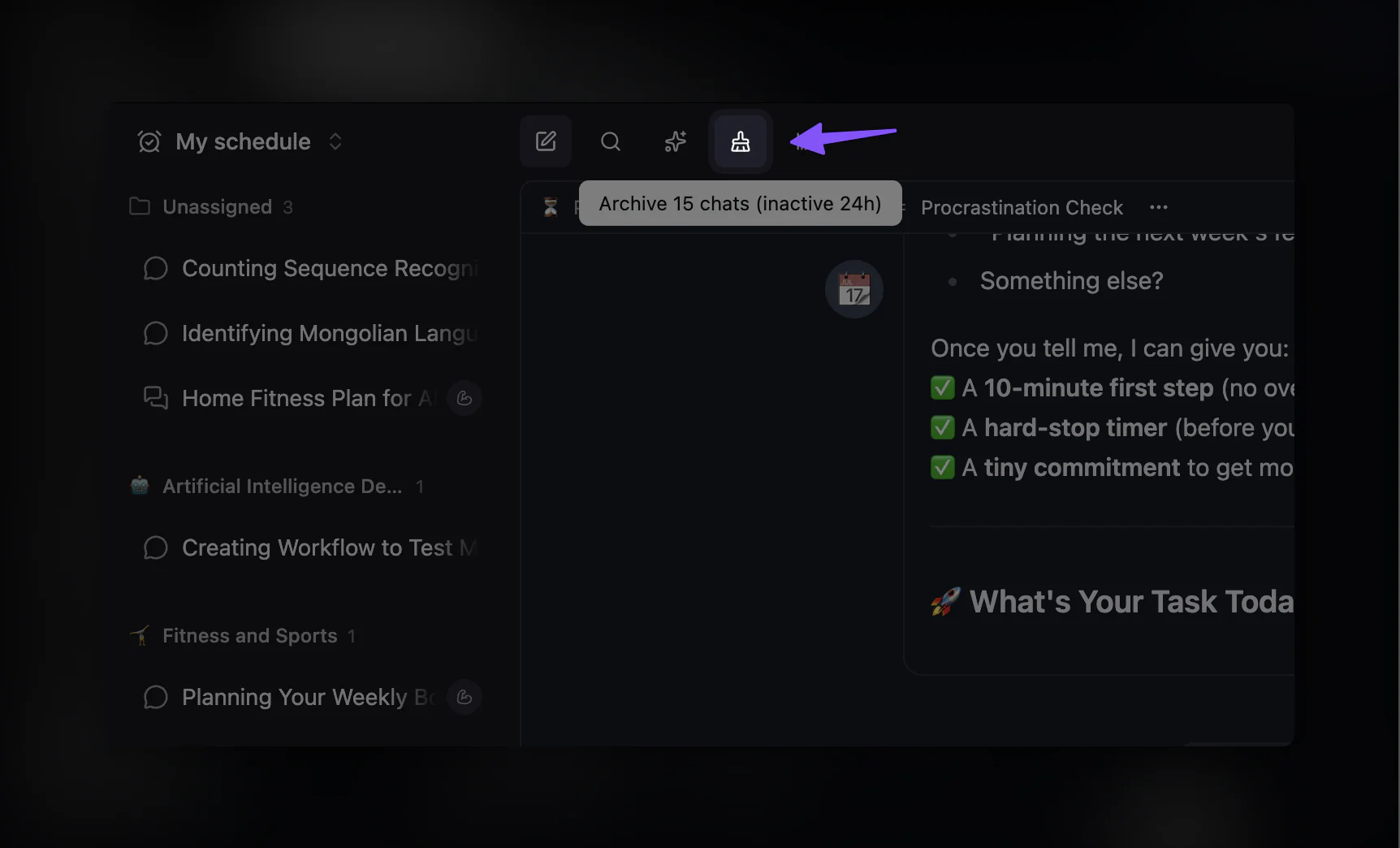 Archive Inactive Chats