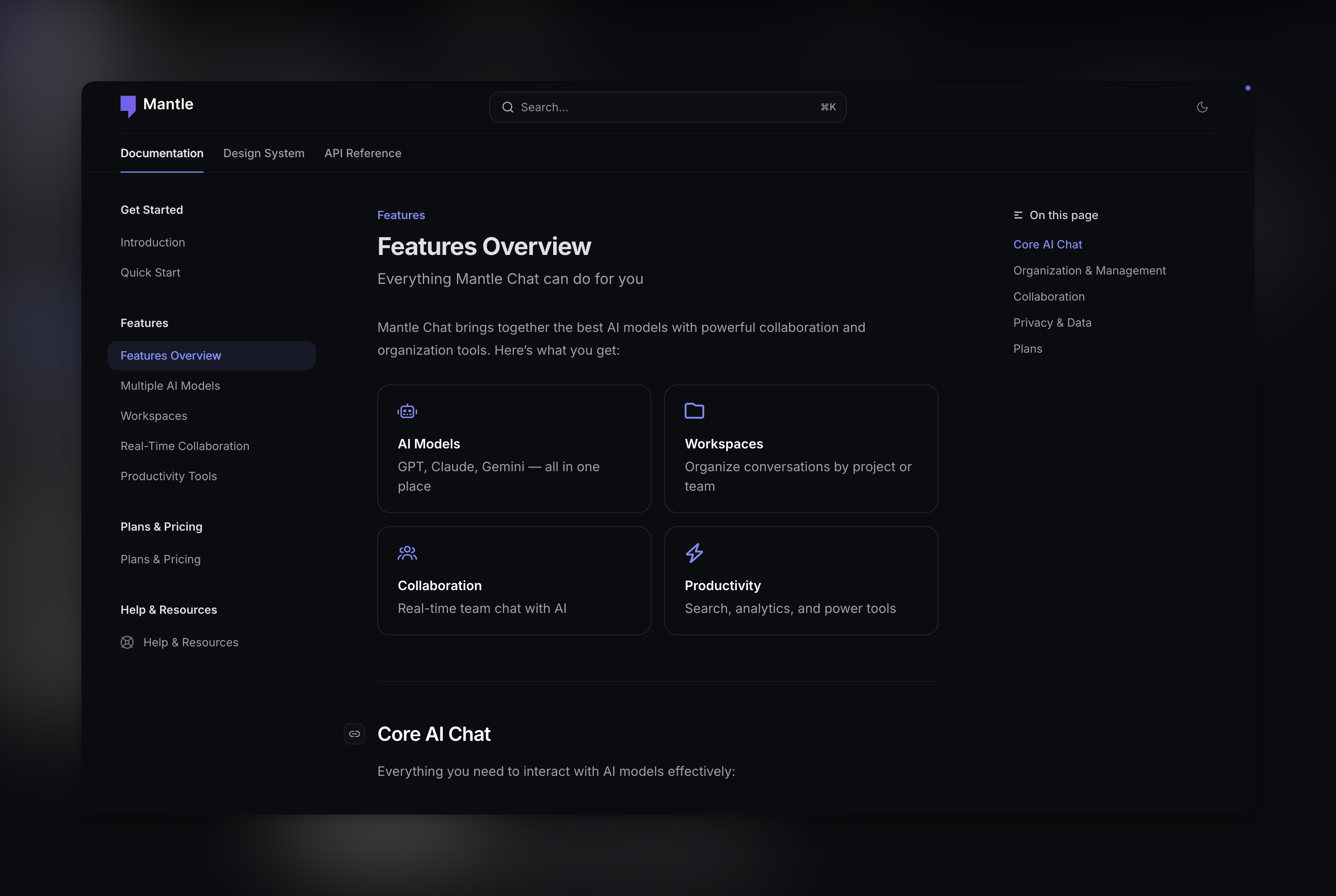 New Docs Portal