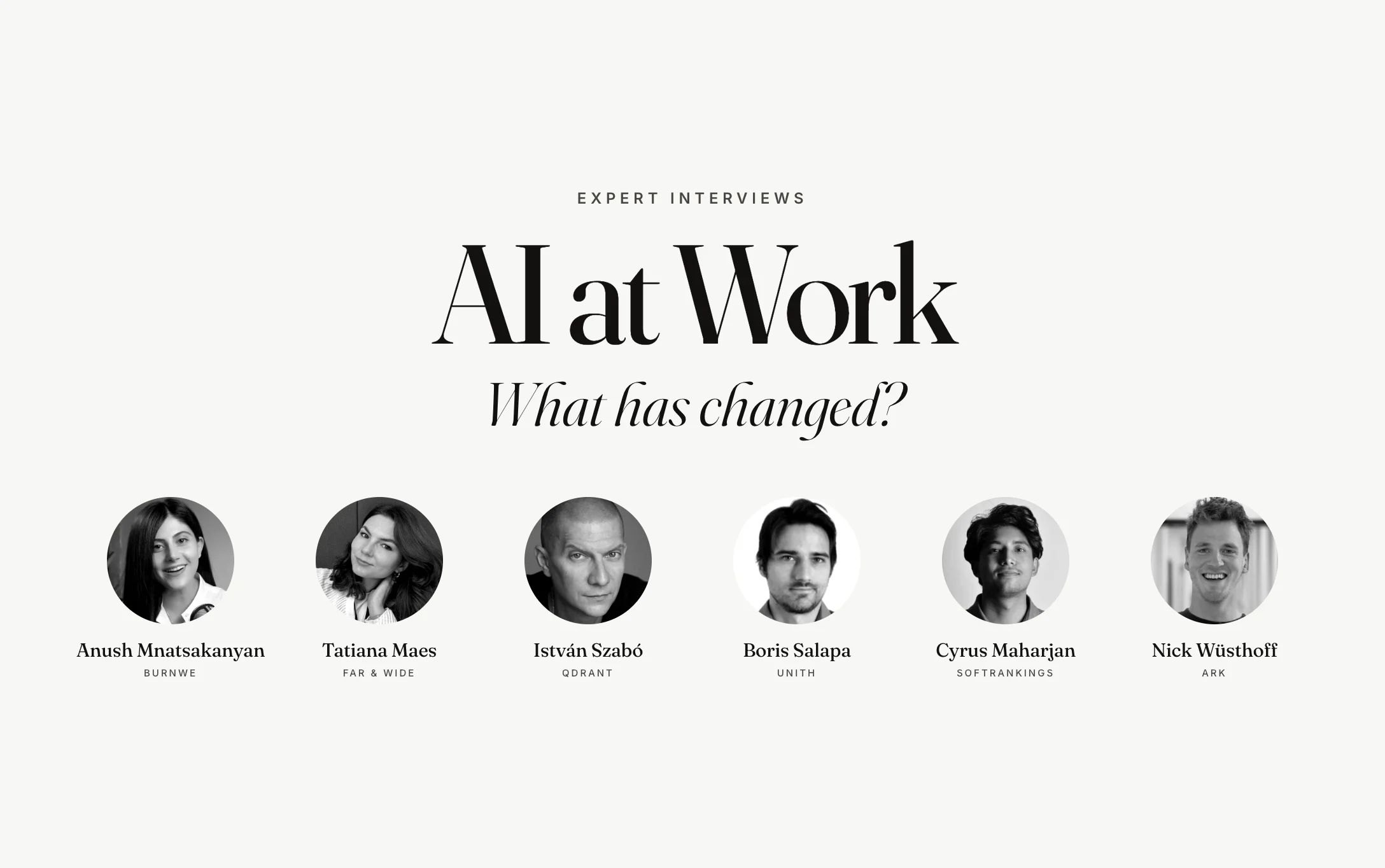 AI at Work: What Has Changed?
