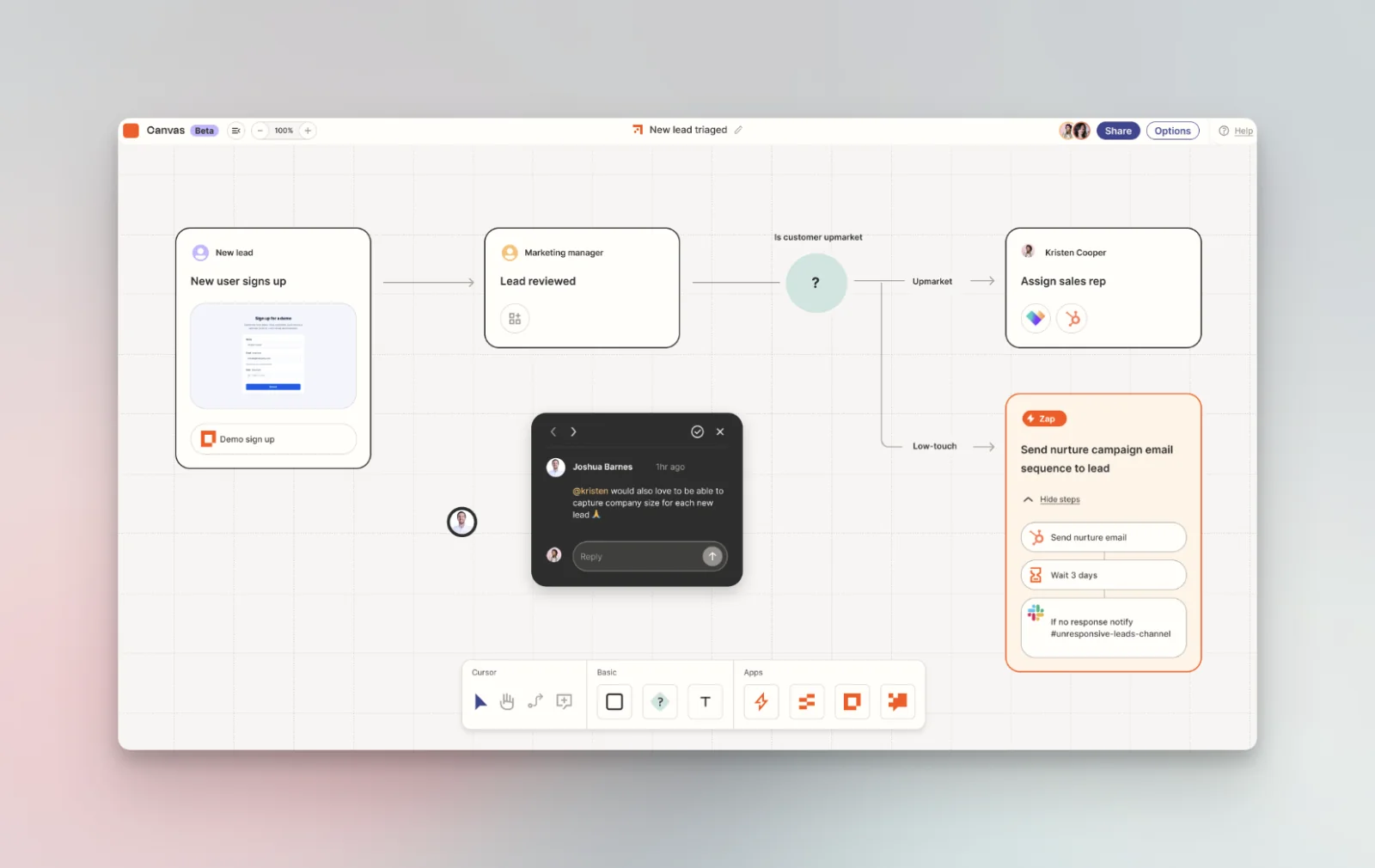 Zapier interface