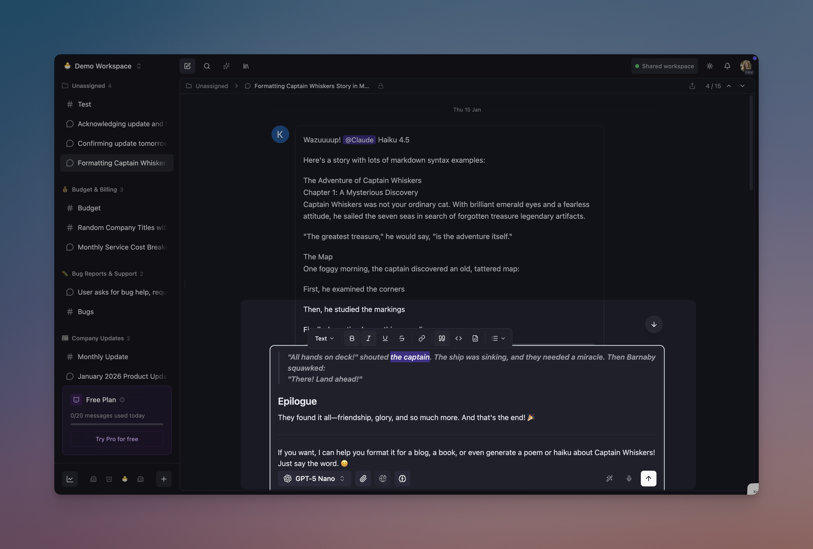 Rich Text Editor
