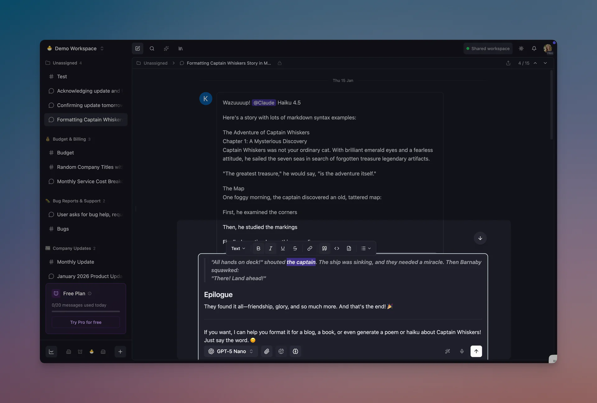Rich Text Editor