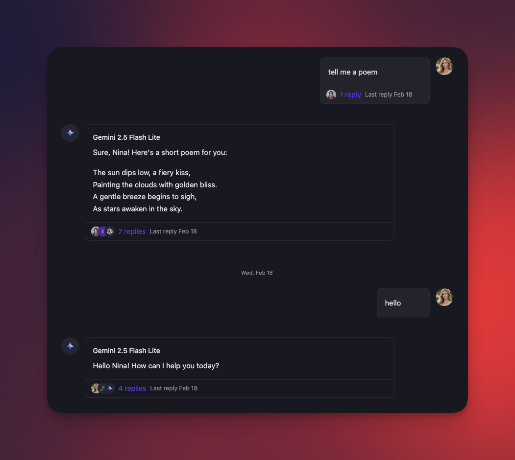 Threaded Conversations