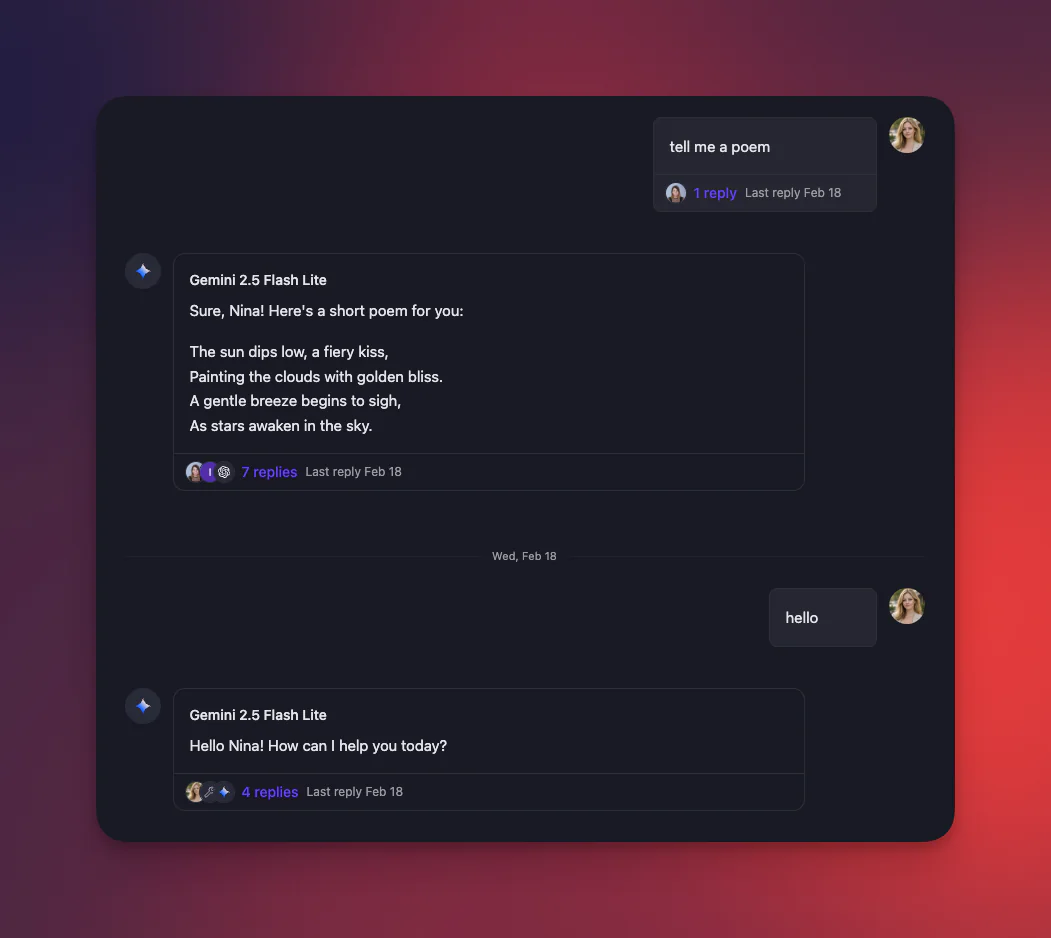 Threaded Conversations