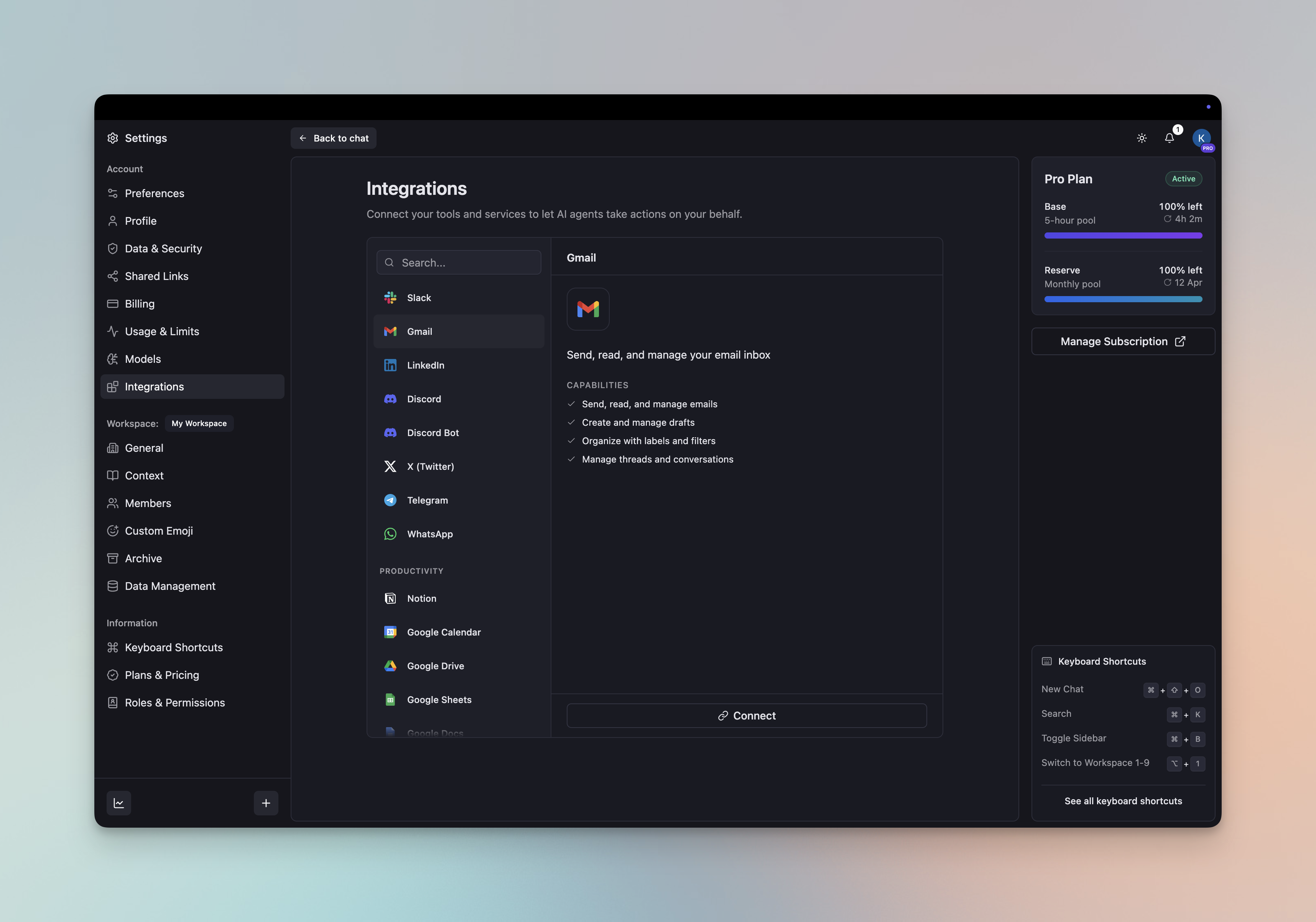 Agent Integrations