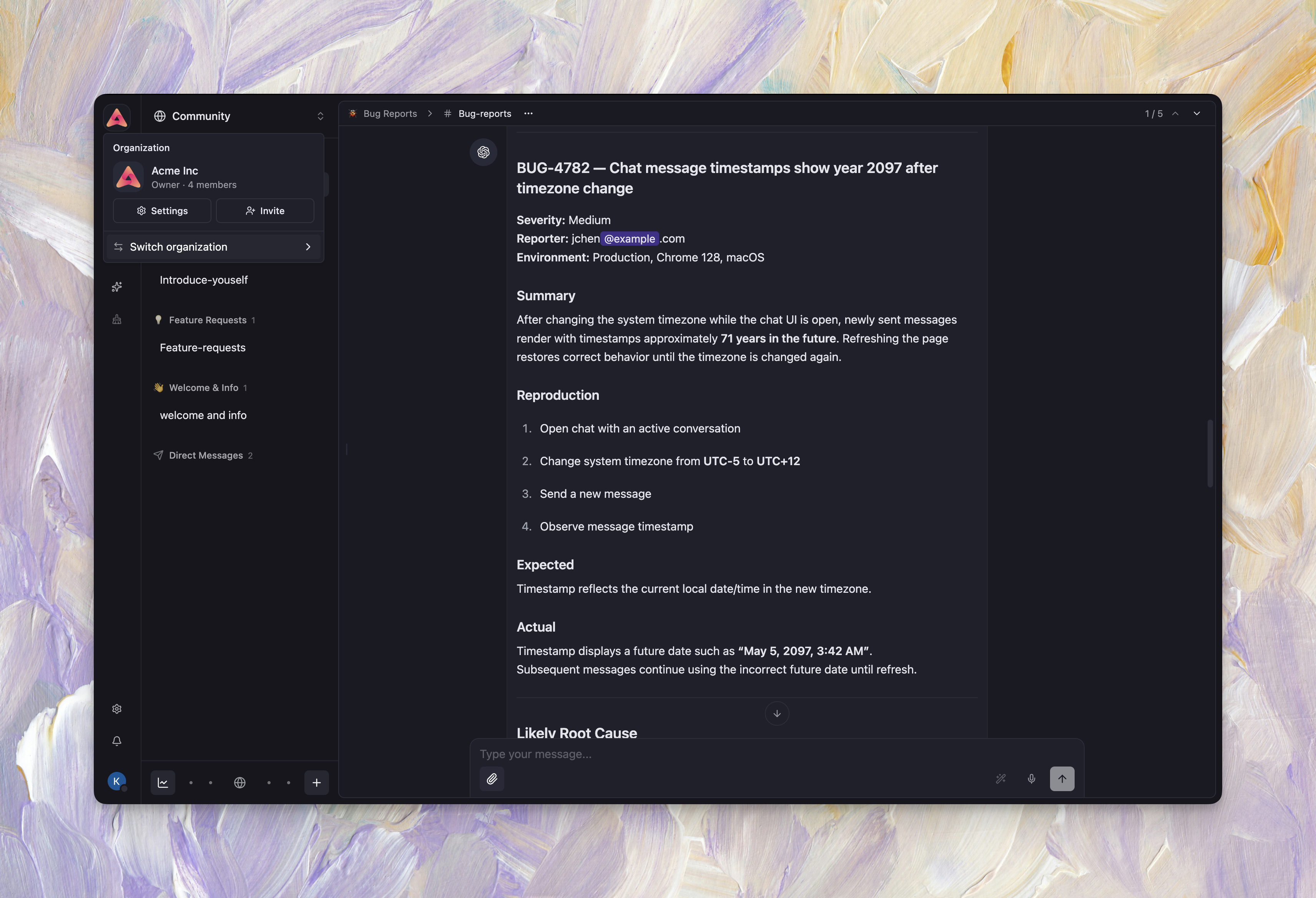 Mantle Chat Monthly Update: April 2026