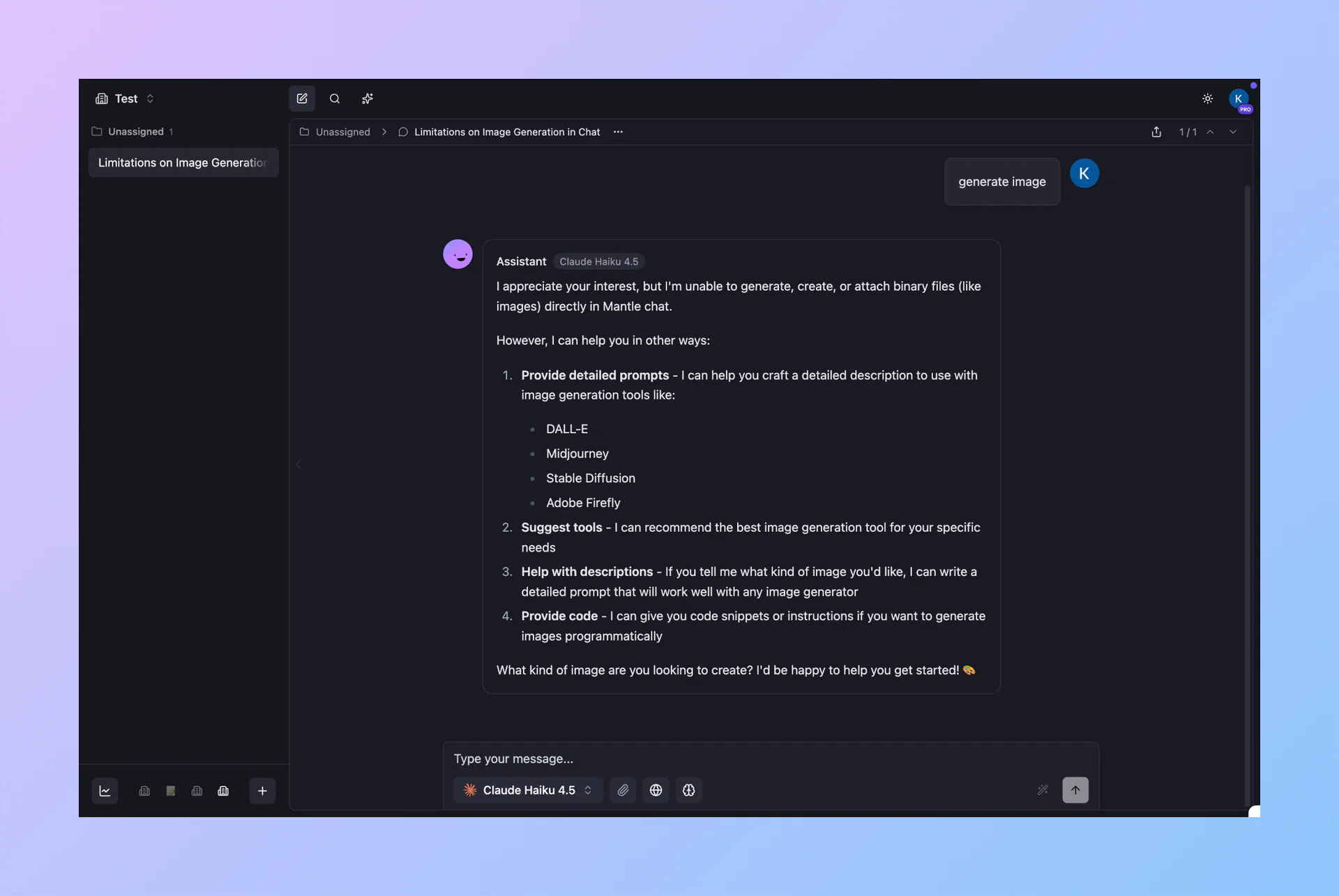 File generation clarification
